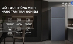 Tủ Lạnh Aqua Inverter 455 Lít AQR-T518FA(SL) Giải Pháp Bảo Quản Thực Phẩm Hiện Đại Cho Gia Đình Việt