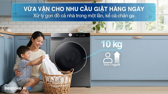 3 chiếc máy giặt Samsung giá rẻ đáng mua trong năm 2026 sử dụng bền lâu