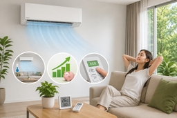 Review chi tiết điều hòa Panasonic 18000 1 chiều inverter CS-RU18CKH-8D