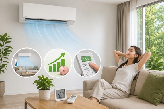 Review chi tiết điều hòa Panasonic 18000 1 chiều inverter CS-RU18CKH-8D