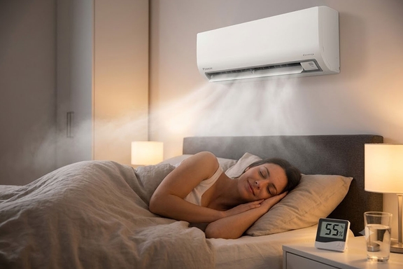 Nằm điều hòa bị khô da, viêm họng? Điều hòa Daikin FTHB25ZVMV xử lý cực dễ