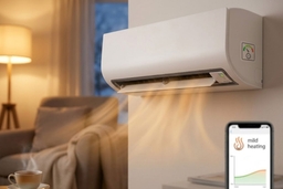 Chức năng sưởi nhẹ trên điều hòa Daikin FTHB60ZVMV hoạt động thế nào, có tốn điện không?