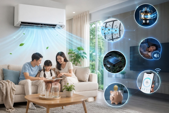 Đắt gấp đôi máy thường, điều hòa Daikin inverter FTKY25ZVMV có gì đáng tiền đến thế?