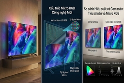 Tìm hiểu tivi Samsung Micro RGB MRA65R85HAKXXV – Sự khác biệt đến từ công nghệ Micro RGB