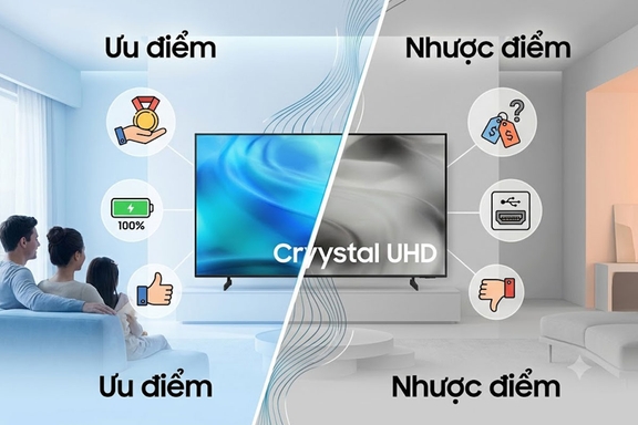 Đánh giá ưu nhược điểm của smart tivi Samsung 75 inch UA75U8000HKXXV năm 2026