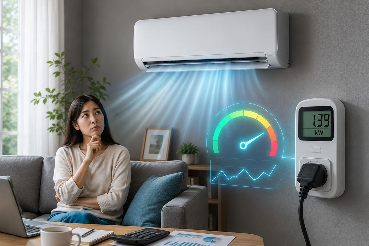 Điều hòa Casper 18000btu SC-18FB36M có tốn điện không? Công suất tiêu thụ thực tế