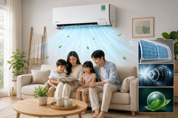 Điều hòa Daikin 18000btu FTKM50AVMV giá đắt gấp đôi máy thường liệu có đáng tiền?