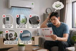Cảnh báo, 5 sai lầm khi sử dụng điều hòa vào mùa hè khiến tiền điện tăng vọt