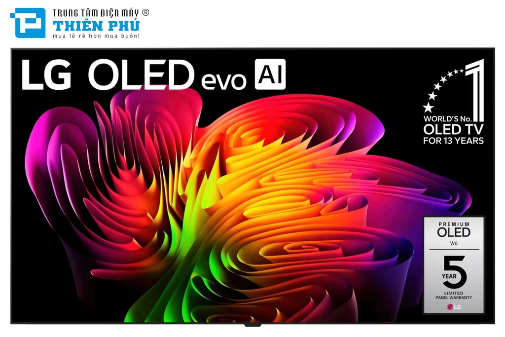 Smart Tivi LG OLED83W6PSA OLED EVO AI 83 Inch 4K