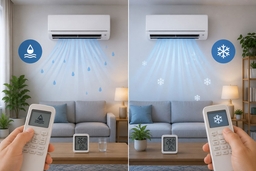 Chế độ Dry và Cool trên điều hòa bật chế độ nào đỡ tốn điện hơn?