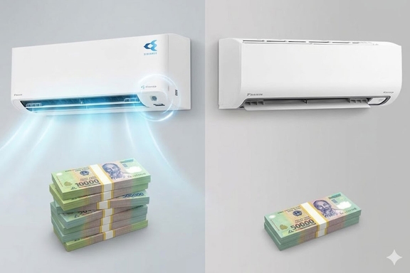 Chênh lệch 8 triệu đồng giữa điều hòa Daikin FTKY71ZVMV và FTKF71ZVMV, khác biệt ở đâu?