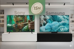 Phân khúc dưới 15 triệu, nên mua tivi Sony K-55S20M2 hay Samsung QA55Q7F5?