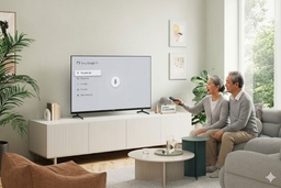 Mua tivi cho bố mẹ già, tivi Sony K-55S25VM2 là lựa chọn số 1 với tính năng tìm kiếm bằng giọng nói