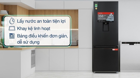 Tủ Lạnh Toshiba Inverter 321 Lít GR-RB405WEA-PMV(06)-MG Giải Pháp Bảo Quản Thực Phẩm Hiện Đại Cho Gia Đình