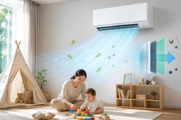 Nhà có trẻ nhỏ đừng bỏ qua điều hòa Panasonic CS-N9AKH-8 với lá chắn lọc bụi mịn cực đỉnh