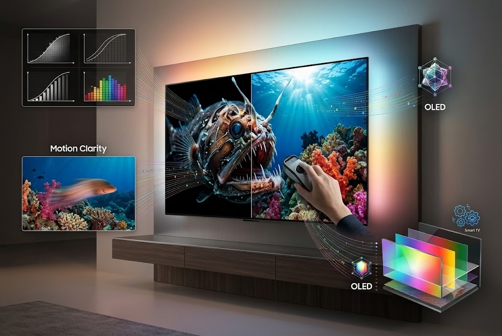 Review tivi Samsung OLED QA55S90HAKXXV – Đỉnh cao chất lượng hiển thị từ công nghệ OLED