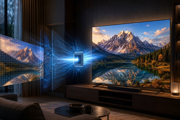 Vai trò của trí tuệ nhân tạo Vision Ai trong việc tối ưu hóa hình ảnh trên tivi Samsung UA85M77HAKXXV