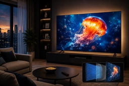 Tivi Samsung UA65M77HAKXXV Mini Led 65 inch phù hợp phòng khách bao nhiêu m2?