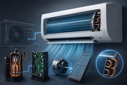 Mổ xẻ công nghệ trên điều hòa Daikin inverter FTKF35ZVMV – Đắt xắt ra miếng