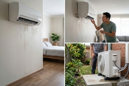 Mới mua điều hòa về đã bị chảy nước, kêu to là lỗi do máy hay lỗi thợ lắp đặt?