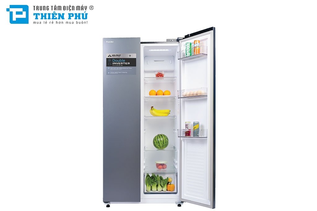 Tủ Lạnh Funiki Inverter 430 Lít Side By Side HR SS8430SDG
