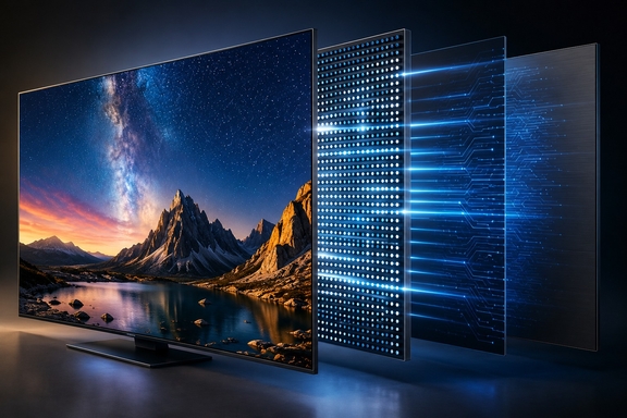 Tìm hiểu công nghệ đèn nền Quantum Mini LED trên các dòng tivi Samsung cao cấp