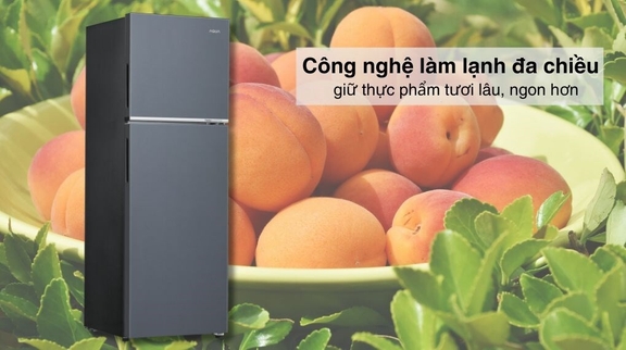 Tủ Lạnh Aqua AQR-T410FA(SL) Inverter 358 Lít Thiết Kế Hiện Đại, Làm Lạnh Hiệu Quả