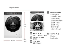 Ưu nhược điểm trên máy giặt sấy Electrolux 13kg EWW1343R7WC