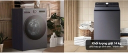 So sánh máy giặt LG 14kg T2314DX5G ( lồng đứng) và FX1414S3KA (lồng ngang)- Model nào nên dùng?