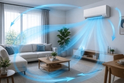 Hệ thống luồng gió 3D trên điều hòa Daikin FTKM35AVMV giúp làm lạnh đều ra sao?