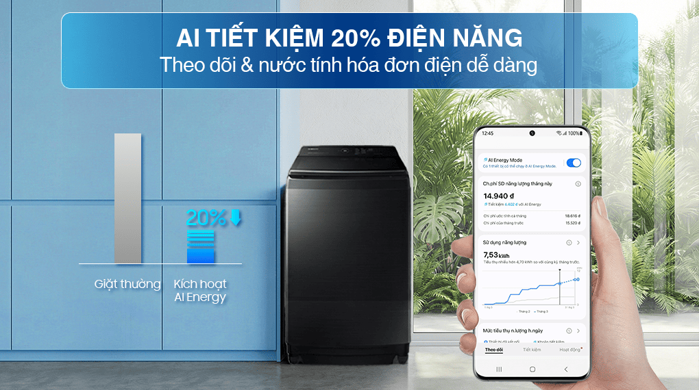 Máy giặt Samsung lồng đứng WA40F95E1CSV, WA14CG5886BV/SV và WA80F15B6BSV: 3 model nổi bật đáng cân nhắc