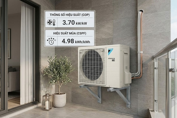 Điều hòa âm trần nối ống gió Daikin FDLF40DV1/RZFC40EVM có tốn điện không?