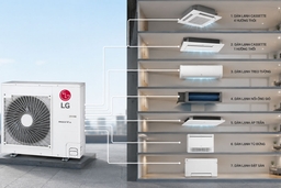 Dàn nóng điều hòa trung tâm LG ARUN050GSS5 kết nối được tối đa bao nhiêu dàn lạnh?
