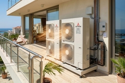 Không gian hẹp, mặt bằng khó – Có lắp đặt được dàn nóng điều hòa trung tâm Mitsubishi FDC224KXE6G không?