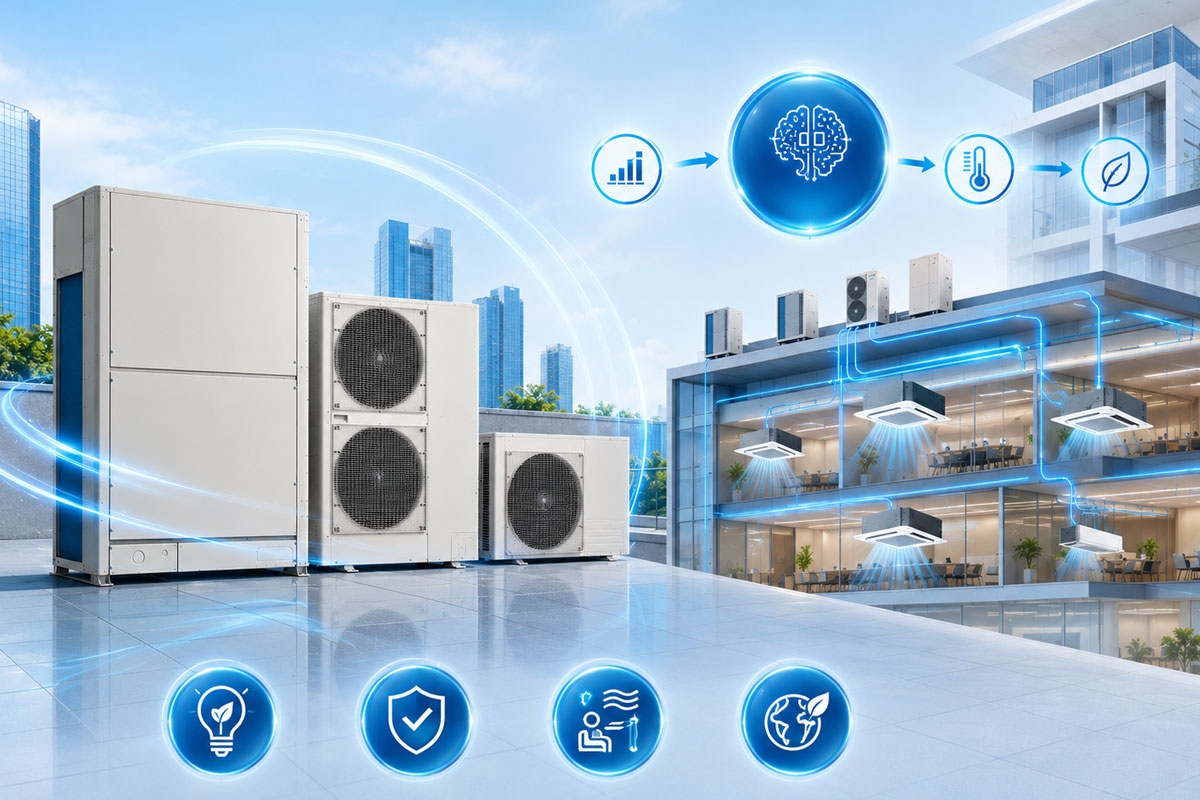 Công nghệ VET trên hệ thống điều hòa trung tâm Panasonic là gì? Hoạt động như thế nào?