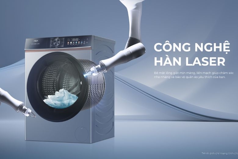 Máy Giặt Aqua 10Kg Inverter AW10-BP4657M(B) Giặt Sạch Sâu, Tiết Kiệm Điện