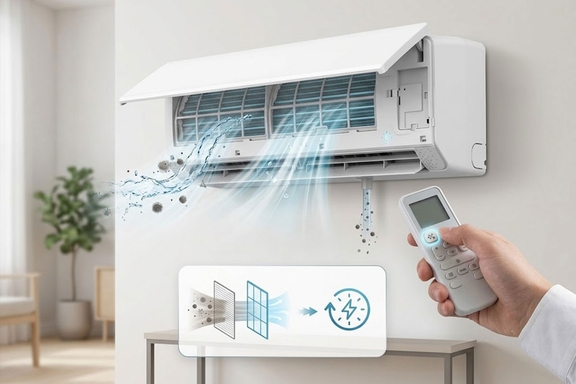 Sử dụng tính năng tự động làm sạch i-Clean trên điều hòa Casper JC-24IU36 thế nào cho đúng?