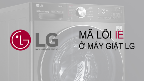 Những lỗi thường gặp trên máy giặt LG 16kg T2516DX5G