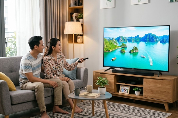 Tài chính 15 đến 10 triệu: Nên mua mẫu tivi Sony nào tốt nhất cho phòng khách?