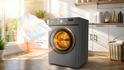 Ưu điểm của máy sấy quần áo Casper thông hơi 8kg TD-E82VG1