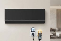 Công suất tiêu thụ điện thực tế của điều hòa Panasonic inverter CS-AU9BKH-8 là bao nhiêu Watt?