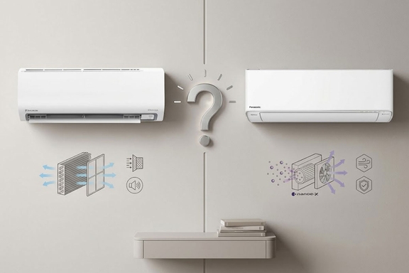 So sánh điều hòa Daikin FTKF25ZVMV và Panasonic CS-RU9CKH-8D: Đâu là lựa chọn tốt hơn?