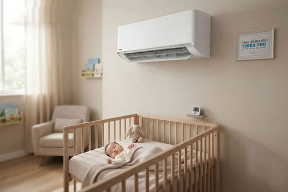 Đánh giá độ ồn của điều hòa Panasonic CS-XZ12BKH-8: Máy chạy có êm cho phòng ngủ em bé?