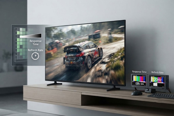 Kiểm thử tốc độ phản hồi và tần số quét trên Google Tivi Sony 75 inch K-75S25VM2