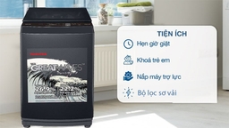 Máy giặt Toshiba AW-M1100JV(MK) 10Kg thiết kế hiện đại, giặt sạch hiệu quả