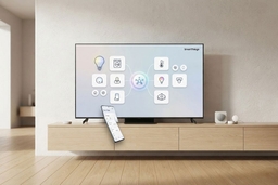 Trải nghiệm hệ sinh thái thông minh SmartThings và trợ lý AI trên tivi Samsung QA55QN80HAKXXV