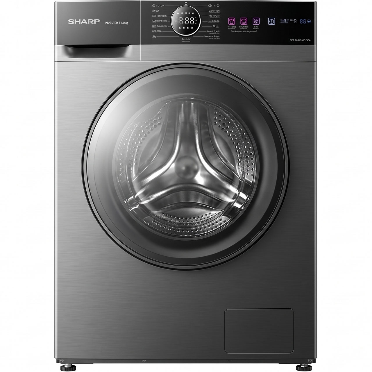 Máy giặt Sharp ES-FC111DB-DG inverter 11Kg giặt sạch hiệu quả, tiết kiệm điện cho gia đình đông người