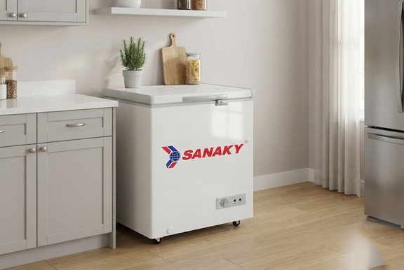 Có nên mua tủ đông Sanaky VH-150HY2 dàn nhôm 1 ngăn 150 lít không?