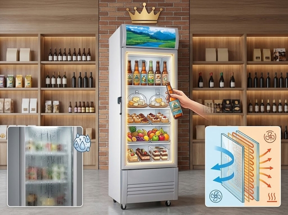 Tủ mát Sanaky 240 lít 1 cánh VH-308KL bảo quản thực phẩm tươi ngon