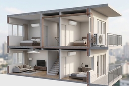 Có nên dùng dàn nóng điều hòa multi Panasonic CU-4Z71WBH-8 cho căn hộ 3 phòng ngủ?